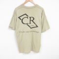 00s 半袖Tシャツ CR ベージュ XL | 古着