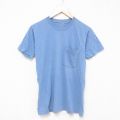 80s 半袖Tシャツ 胸ポケット付き ネイビー S | 古着