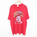 メジャーリーグ 90s 半袖Tシャツ ソフトボール レッド XL | 古着