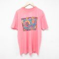 ヘインズ 80s 半袖Tシャツ 貝 ピンク L | 古着