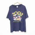 00s 半袖Tシャツ ディズニー ネイビー XL | 古着