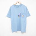 ディズニー 00s 半袖Tシャツ くまのプーさん ネイビー L | 古着