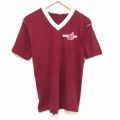 80s 半袖Tシャツ 馬 バーガンディ M | 古着