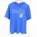 00s 半袖Tシャツ イタリア ブルー XL | 古着