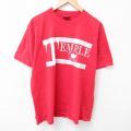 ジャンスポーツ 90s 半袖Tシャツ テンプレ レッド XL | 古着