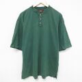 FADED GLORY 00s 半袖ヘンリーネックTシャツ グリーン XL | 古着
