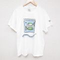 ビンテージ 00s 半袖Tシャツ 魚 ホワイト L | 古着
