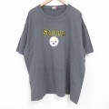 NFL ピッツバーグスティーラーズ 00s 半袖Tシャツ グレー XL | 古着