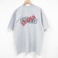 XL★古着 半袖 ビンテージ Tシャツ メンズ 00年代 00s SUCKS クルーネック グレー 霜降り 25jul03 中古
