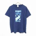フルーツオブザルーム 00s 半袖Tシャツ マラソン ネイビー L | 古着