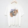 90s 半袖Tシャツ オオカミ ホワイト XL | 古着
