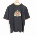 90s 半袖Tシャツ アラスカ刺繍 ブラック L | 古着