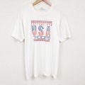 ヘインズ 80s 半袖Tシャツ USAロゴ ホワイト XL | 古着