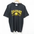 XL★古着 ジャージーズ 半袖 ビンテージ Tシャツ メンズ 00年代 00s CANA クルーネック 黒 ブラック 25jul10 中古