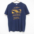 M★古着 半袖 ビンテージ Tシャツ メンズ 00年代 00s POPS クルーネック 紺 ネイビー 25jul10 中古