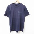 90s 半袖Tシャツ アイランド ネイビー M | 古着