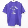 ヘインズ 90s 半袖Tシャツ キッカーズ パープル L | 古着