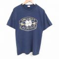 00s 半袖Tシャツ ラクロス ネイビー XL | 古着