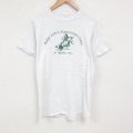 M★古着 TUUTEX 半袖 ビンテージ Tシャツ メンズ 90年代 90s 馬術 コットン クルーネック 薄グレー 霜降り 25jul12 中古