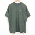 チャンピオン 00s 半袖Tシャツ ワンポイント グリーン XL | 古着