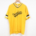 ラッセル 90s 半袖Tシャツ TABLECLOTH イエロー XL | 古着