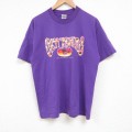 フルーツオブザルーム 90s 半袖Tシャツ ペンシルベニア パープル L | 古着