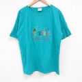 00s 半袖Tシャツ セントトーマス グリーン L | 古着
