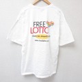 XL★古着 ジャージーズ 半袖 ビンテージ Tシャツ メンズ 00年代 00s LOTTO 大きいサイズ コットン クルーネック 白 ホワイト 25jul16 中古
