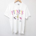 フルーツオブザルーム 90s 半袖Tシャツ フィットネス ホワイト L | 古着