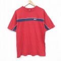 リーボック 00s 半袖Tシャツ ワンポイント レッド L | 古着