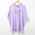 90s 半袖Tシャツ グランパ パープル XL | 古着
