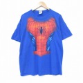 00s 半袖Tシャツ スパイダーマン ブルー XL | 古着