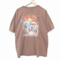 00s 半袖Tシャツ ビーチ ブラウン XL | 古着