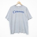 XL★古着 半袖 ビンテージ Tシャツ メンズ 00年代 00s Heavenly 大きいサイズ クルーネック グレー 霜降り 25aug07 中古