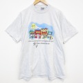 XL★古着 フルーツオブザルーム 半袖 ビンテージ Tシャツ メンズ 90年代 90s ALTA 大きいサイズ クルーネック USA製 薄グレー 霜降り 25aug07 中古