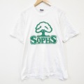 XL★古着 スクリーンスターズ 半袖 ビンテージ Tシャツ メンズ 80年代 80s 木 クルーネック USA製 白 ホワイト 【spe】 25aug08 中古