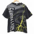 GAMMA LABS 半袖Tシャツ ブラック XL | 古着