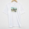 M★古着 ヘインズ Hanes 半袖 ビンテージ Tシャツ メンズ 00年代 00s マサチューセッツ クルーネック 白 ホワイト 25aug08 中古