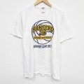 L★古着 半袖 Tシャツ メンズ サマーキャンプ コットン クルーネック 白 ホワイト 25aug08 中古