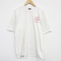 XL★古着 半袖 ビンテージ Tシャツ メンズ 90年代 90s インディアン 大きいサイズ コットン クルーネック USA製 白 ホワイト 25aug09 中古