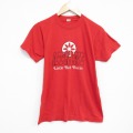 S★古着 スクリーンスターズ 半袖 ビンテージ Tシャツメンズ 80年代 80s ATKINS クルーネック USA製 赤 レッド 25aug09 中古 メンズ