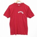 M★古着 半袖 ビンテージ Tシャツ メンズ BRANFORD クルーネック USA製 赤 レッド 25aug09 中古