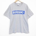 XL★古着 半袖 ビンテージ Tシャツ メンズ 00年代 00s ブルーデビルズ 大きいサイズ クルーネック グレー 霜降り 25aug09 中古