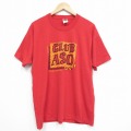 フルーツオブザルーム 90s 半袖Tシャツ クラブ レッド XL | 古着