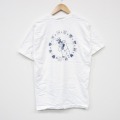 L★古着 半袖 ビンテージ Tシャツ メンズ 90年代 90s ブルドッグ コットン クルーネック 白 ホワイト 25aug13 中古