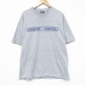XL★古着 半袖 ビンテージ Tシャツ メンズ 00年代 00s バスケとボール クルーネック グレー 霜降り 25aug13 中古