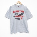 L★古着 半袖 ビンテージ Tシャツ メンズ 00年代 00s 大砲 クルーネック USA製 グレー 霜降り 25aug13 中古