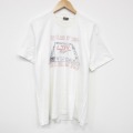 フルーツオブザルーム 90s 半袖Tシャツ LIFE 生成り ベージュ XL | 古着