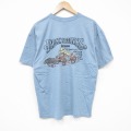 L★古着 ヘインズ Hanes 半袖 ビンテージ Tシャツ メンズ 00年代 00s ロックスプリングス クルーネック 薄紺 ネイビー 25aug23 中古