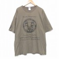 00s 半袖Tシャツ ゾウ ブラウン XL | 古着